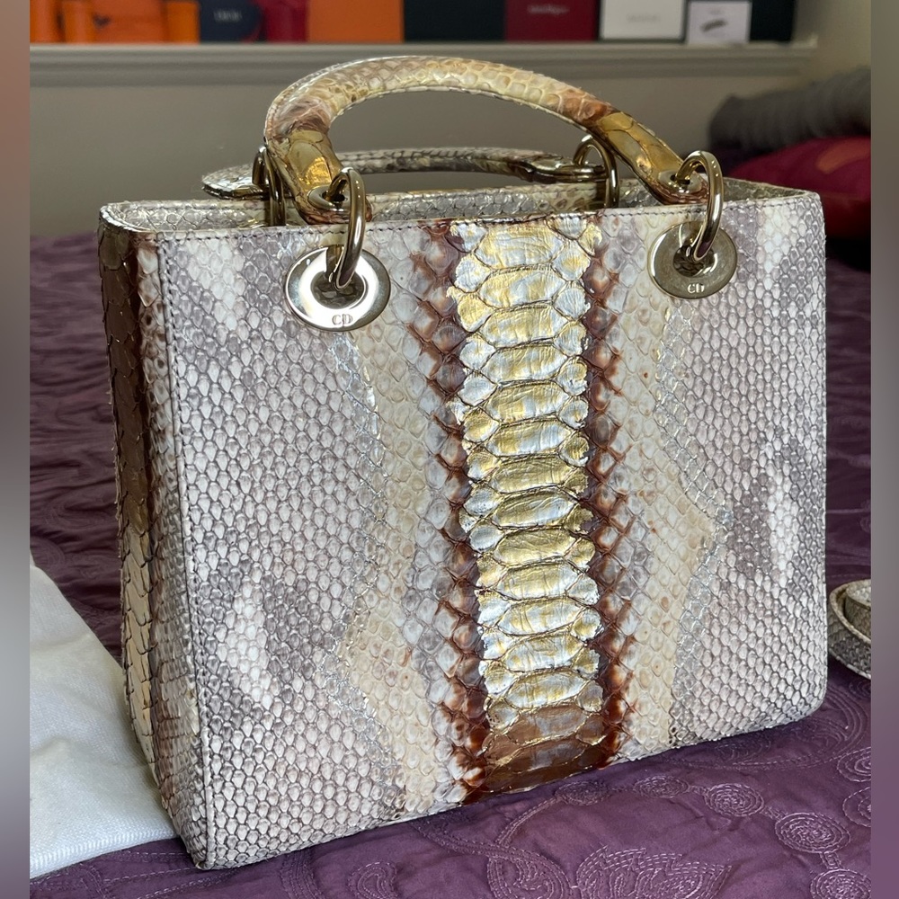 Gorgeous Python Lady Dior New. - Picture 4 of 7